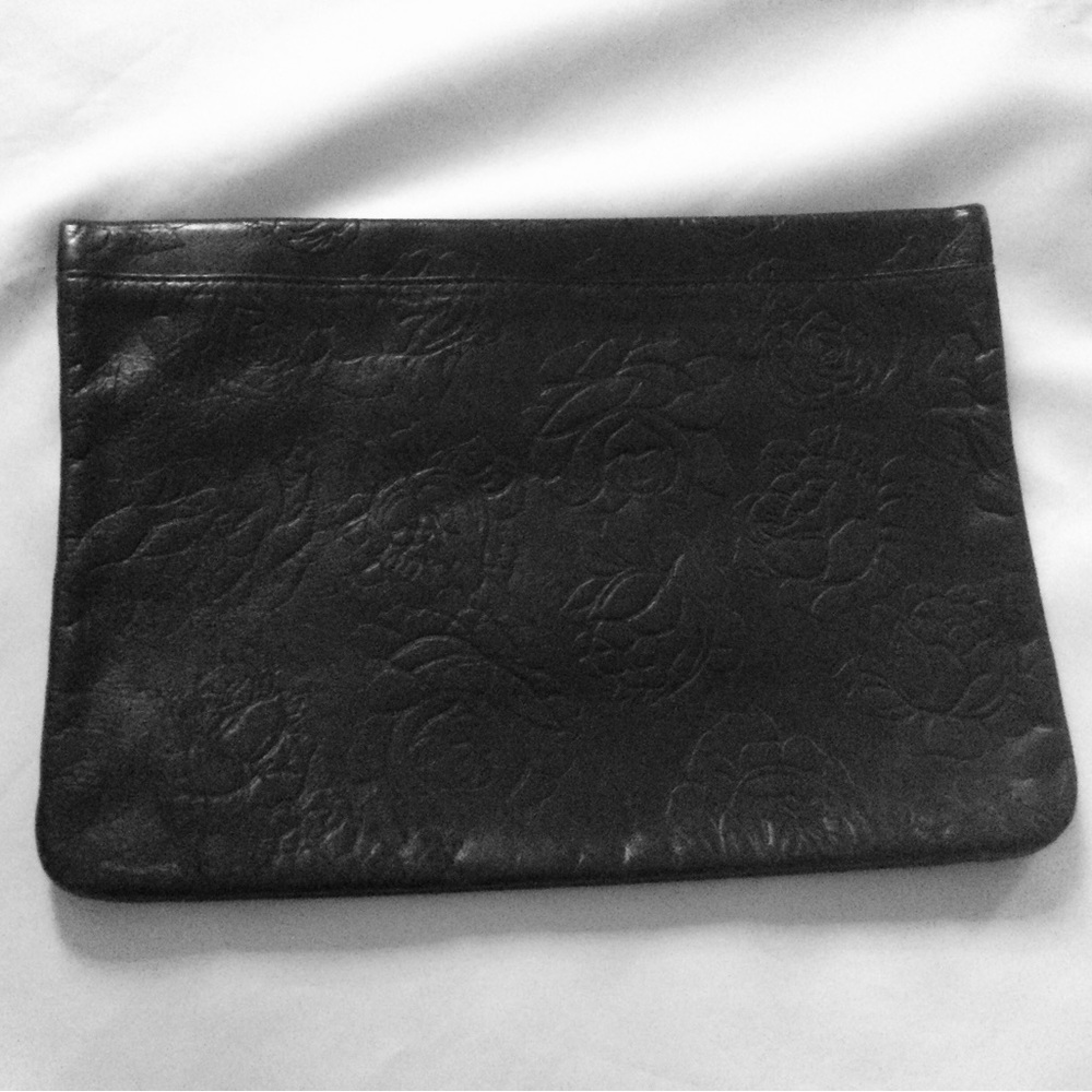 Vintage leather clutch - Picture 4 of 6